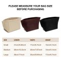 Felt Insert Bag Fits For Longchamp Handbag Liner Bag Felt Cloth Makeup Bag Support Travel Portable Insert Purse Organizer.