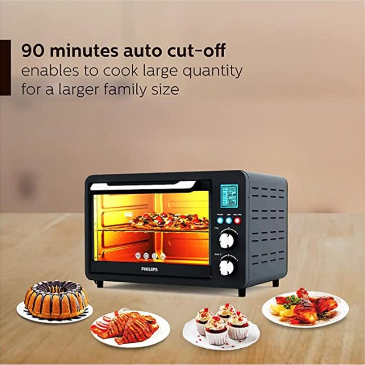 Philips%20HD6975/00%20Digital%20Oven%20Toaster%20Grill,%2025%20Litre%20OTG,%201500%20Watt%20with%20Opti%20Temp%20Technology,%20Chamber%20light%20and%2010%20preset%20menus,%20Inner%20Lamp%20(Grey)%20-%20Image%205