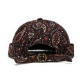 Vintage Brimless Hat Breathable Bohemian Style Beanie Caps Cotton Unisex Adjustable Docker Cap Men Women Adjustable Hip Hop Hats.