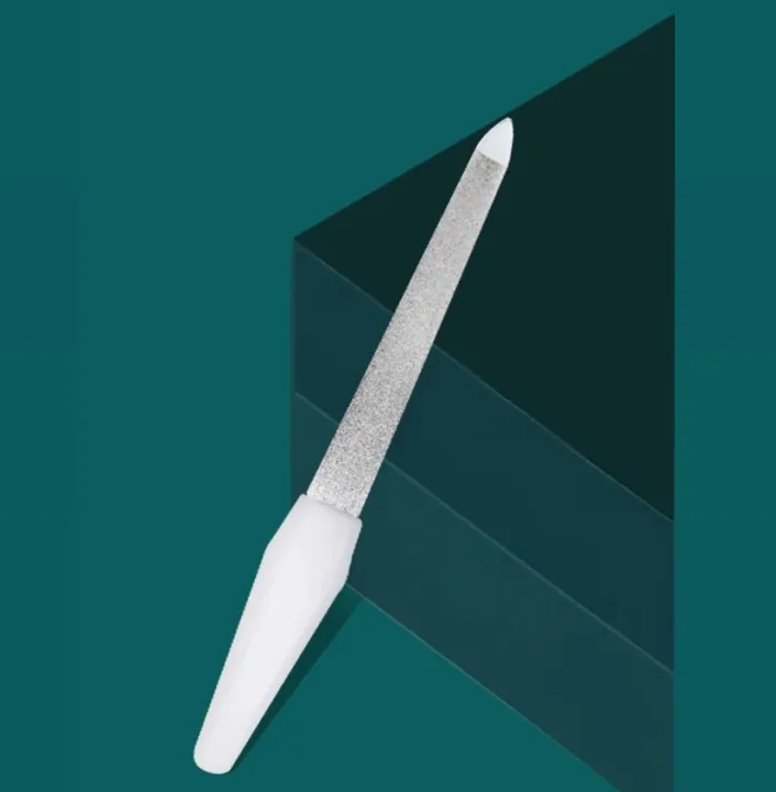 3Pcs/Set%20White%20Sanding%20Nail%20File%204in%E2%80%9D%20Double%20Sided%20Washable%20Manicure%20Pedicure%20Thick%20Toenail%20Fingernails%20Buffer%20Metal%20Nail%20Files%20Emery%20Board%20For%20Home%20And%20Professional%20Use%20-%20Image%202