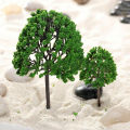 11Pcs Green Tree Model Mixed Size Artificial Trees Train Railway Diorama Layout Scenery Miniature Tree Landscape Decoration. 