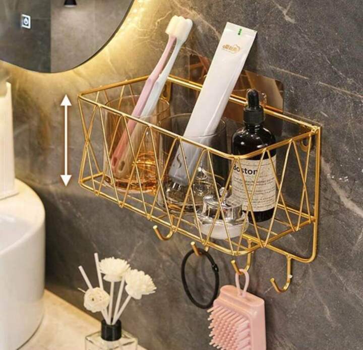 Washroom product storage organizer wall hanging organizer wall decor