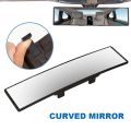 285MM Wide Convex Interior Clip On Rear View Clear Mirror Universal Anti Glare Anti-fog Panoramic Rear View Mirror Curved Mirror. 