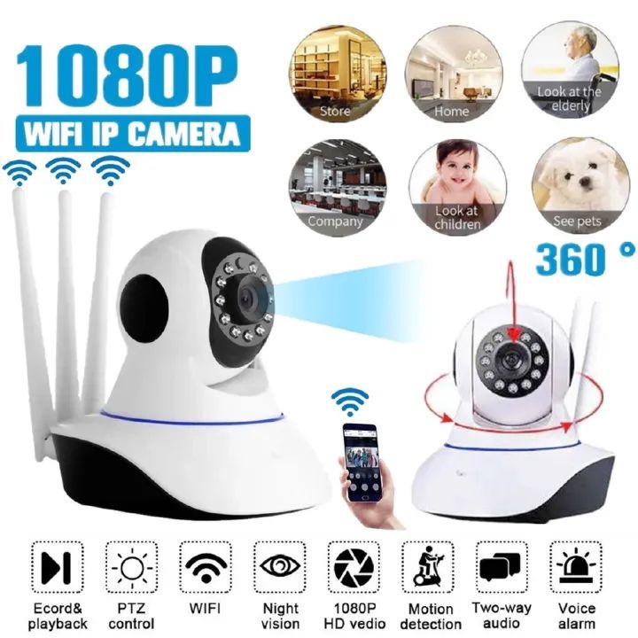 FHd 2MP With Ethernet Port 1080P Home Security Ip Camera Wireless Smart ...