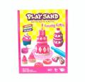 PLAY SAND LOVELY CAKE STYLE 500 GM WITH MOLD - Toys Galley. 