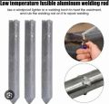 3pcs Low Temperature Welding Rods Easy Melt Stainless Steel Copper Iron Repairing Holes Tools Solder Aluminum Rod Agent Kits

 (3 Sticks). 