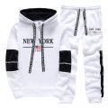 Quality Mens Tracksuit Casual Print Sweatshirts Sports Jogging Mens Clothing Autumn Winter Sportswear Single Piece Hoodie Pants.