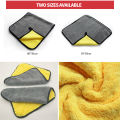 SEAMETAL Microfiber Car Washing Towel 400GSM Double-Sided Coral Velvet Clean Towels High Water Absorption Car Wash Drying Cloth.