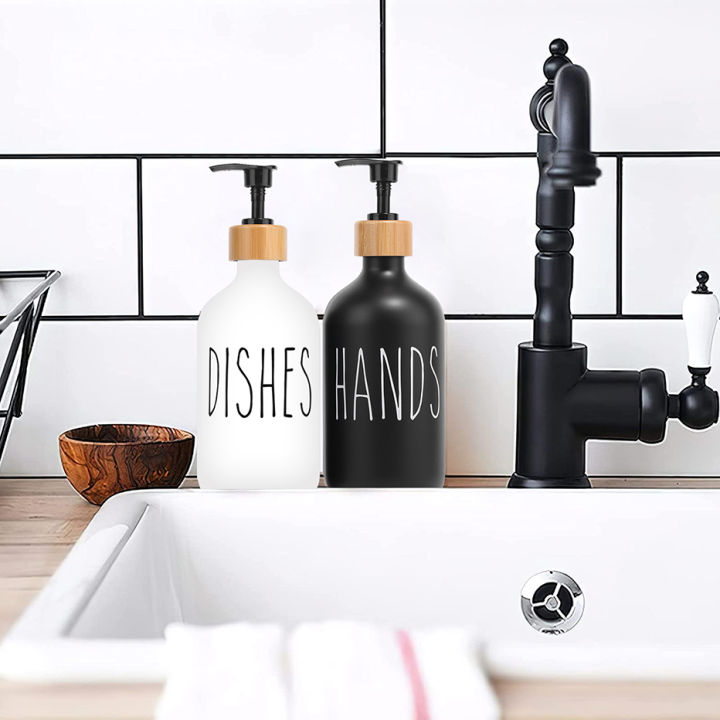 Black%20Dish%20Soap%20Dispenser%20Set%20for%20Kitchen%20Sink%20Hands%20Soap%20and%20Dishes%20Detergent%20Storage%20Bottle%20Refillable%20Bottles%20-%20Image%203