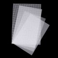 Handcraft Latch Hook Bags Made Plastic Grid Hook Crafts Accessory Plastic Mesh Cloth For Bag Rug Thread Hook Craft Supplies.