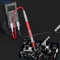Cleqee CKT004 multimeter test lead kit test cable 4mm banana plug with crocodile clip wire perforation probe for electrical test. 
