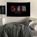 Anime Attack On Titan Logo Flag Banners Four Hole Flag Polyester Outdoor Decor Room Aesthetic. 
