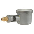 1pc M10*1.5 Ceramic Plate Round Small Burner with 3/8 Connector for Gas Heater Gas Boiler Deck Heater Repalcement Burner Part. 