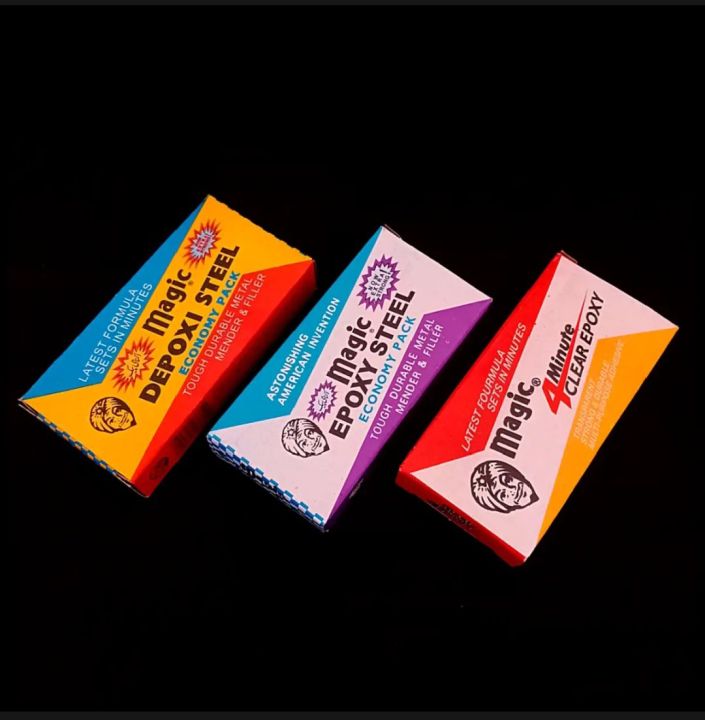 3Pcs%20Magic%20Depoxi%20Steel,%20Magic%20Epoxy%20Steel%20&%20Magic%204%20Minutes%20Clear%20Epoxy%20Economy%20Pack%20-%20Image%202