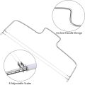 Double Wire Adjustable Cakes Cutter Stainless Steel Cupcakes Levelers Fondant Leveling Layer Slicer Baking Decorating Tool. 