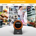 NETUM NT-2055 Desktop 2D Barcode Scanner, Omnidirectional Hands-Free Wired USB Big Barcode Reader 1D QR Screen Barcodes Scanning. 