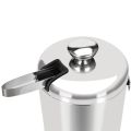 1.3L Double Walled Stainless Steel Ice Cube Container Ice Bucket Container with Tongs Lid For Storage Bar Cooler. 