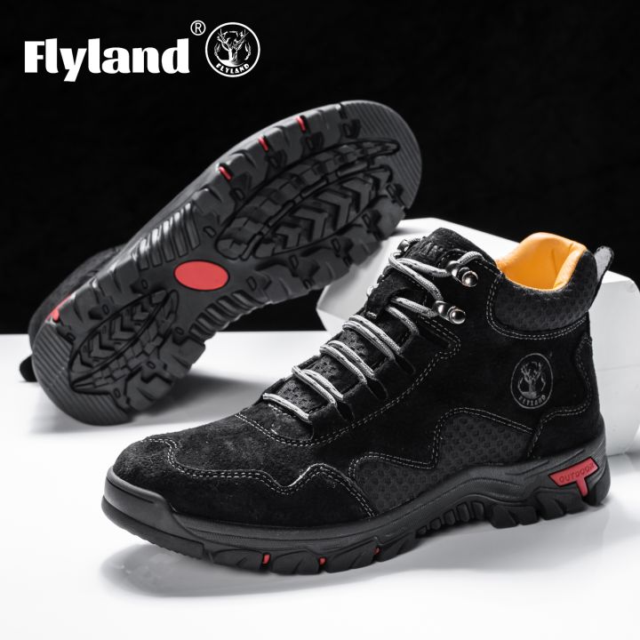 FLYLAND%20Men's%20Ankle%20Boots%20Casual%20Leather%20Shoes%20Fashion%20Vintage%20Hand%20Stitching%20Soft%20Business%20Handmade%20Shoes%20-%20Image%206