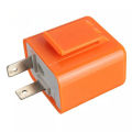 1pc Motorcycle LED Flasher Relay 2Pin Adjustable Frequency of Turn Signal Flasher Square Flashing Indicator Relays For Moto. 