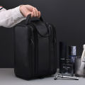 Multi Pockets PU Toiletry Bag For Women Men Travel Essentials Makeup Bag Waterproof Hanging Bag Cosmetic Washing Organizer Bag.