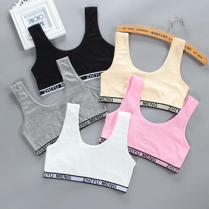 3PCS%20Teenage%20Girls%20Training%20Bras%20Vests%20Puberty%20Adolesent%20Students%20Underwear%20Brassiere%20Letters%20Wireless%20Children%20Tube%20Tank%20Tops%20-%20Image%207