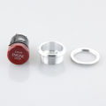 EASYGUARD start stop button keyless go remote engine start optional compatible with oem key fob red button es002-p4 DC 12V. 