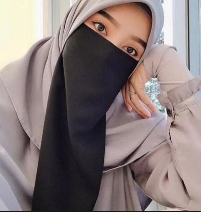 Niqab Pati Black Color | Daraz.pk
