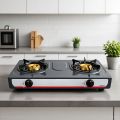 Double Burner Gas Cooker Non Stick - Latest Colorful Design. 