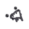 Multicolour Baseball Cap Enamel Pins Flame Shape Metal Decorative Lapel Badge for Sports Hat Accessories Brooches Jewelry.