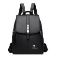 Luxury Women Leather Backpacks for Girls Sac A Dos Casual Daypack Black Vintage Backpack School Bags for Girls Mochila Rucksack. 