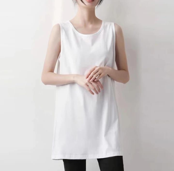 Women%20White%20Plain%20Sleeveless%20Tank%20Top%20Casual%20Cotton%20Camisole%20-%20Image%202