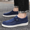 Men's loafers - A comfortable, stylish and breathable fabric shoe style, suitable for both business and casual occasions, and an. 