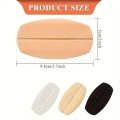 6pcs Invisible Silicone Bra Strap Pads, Non-Slip & Traceless Pressure-Relief, White/Black Options.