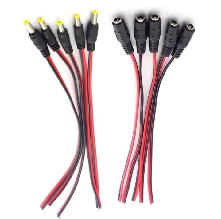 Adattatore DC 5.5x2.1 Mm Maschio-femmina – 10 Pezzi Per Connettori Di Alimentazione CCTV, Telecamere E Strisce LED