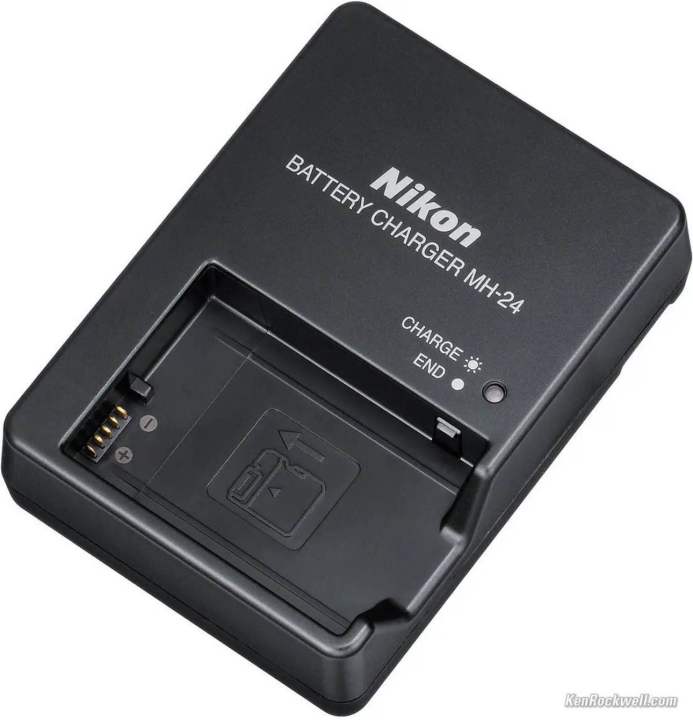 Nikon Camera Charger MH-24 For Nikon D3100 D3200 D3300 D3400