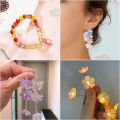 50pcs 18/23mm Flower Petals Acrylic Loose Spacer Beads For Jewelry Making Diy Necklace Bracelet Earring Handmade Accessories.