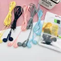 U19 Wired Stereo Earphones - Colorful Matte Finish with Microphone.