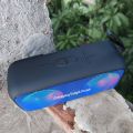 NB-051 Bluetooth, USB, TF Card & FM Radio Supported Deep Bass RGB Colorful Lighting Wireless Speaker. 