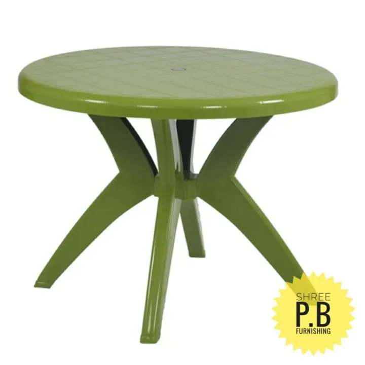 Supreme%20Marina%20Round%20Plastic%20Table%20with%20Sturdy%20Legs%20-%20Image%203