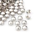 100Pcs Silver Copper Round Cone Rivet Spike Studs Spots DIY Rock Punk 8mm. 