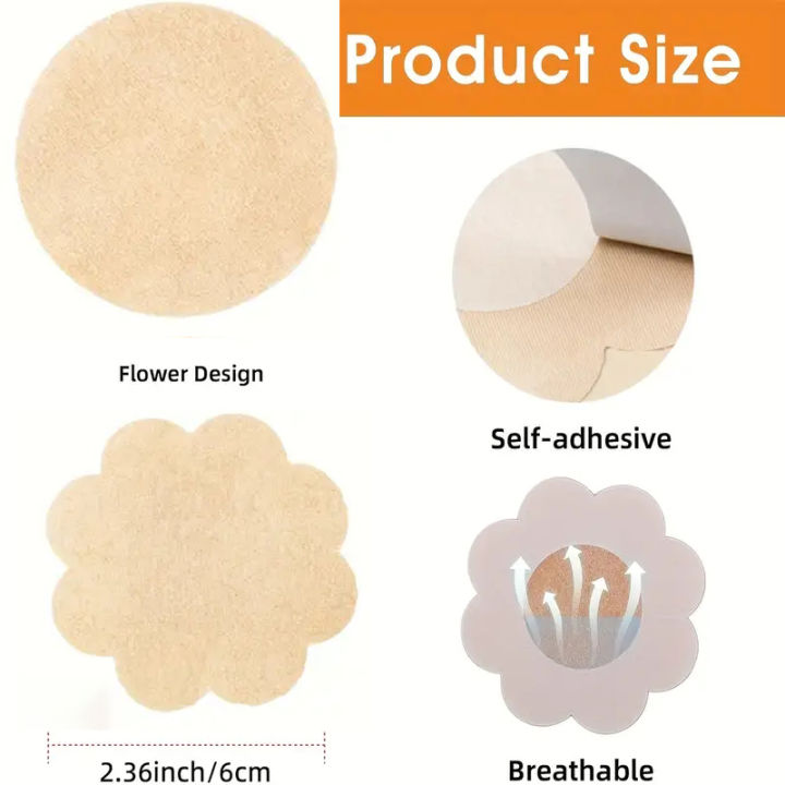 20/50/100pcs%20Nipple%20Covers%20Nipple%20Sticker%20Women%20Adhesive%20Disposable%20Invisible%20Self-Adhesive%20Chest%20Sticker%20-%20Image%205