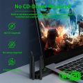 1200Mbps WiFi USB Adapter Dual Band 2.4G+5Ghz Wi-Fi Dongle 4 Antenna 802.11AC USB3.0 High-Speed Wireless Card Receiver PC/Laptop. 