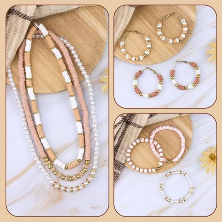 Clay%20Bead%20Bracelet%20Kit,%202370Pcs%20Flat%20Polymer%20Clay%20Heishi%20Beads%20Bracelet%20Making%20Kit%20for%20Girls%20Adults,%20DIY%20Friendship%20Bracelet%20Kit%20-%20Image%203