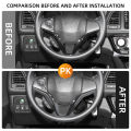 For Honda Fit 2018 2019 City 2014-2019 HRV 2016-2019 Vezel 2014-2019 Steering Wheel Trim Decoration Sticker Cover Accessories.