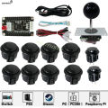 Arcade Joystick Copy Sanwa Neo Geo Arcade Game Diy Kit Raspberry Pi XBOX360 Android PS3 In 1 Usb Controller Zero Delay Board. 