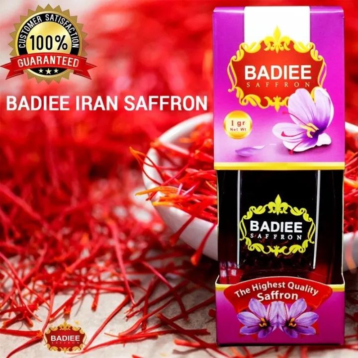 Badiee Pure Iran Saffron 100% 1Gram