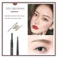 Lameila No.903 Eyebrow Pencil, Waterproof, Sweat-Proof, Durable, Soft Refill Type, Convenient for Beginners. Double-Headed Eyebrow Pencil. 