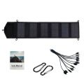 800W Foldable solar panel 6 fold 20w/h portable solar panels Fast charger USB 5V DC Full time solar panel mobile power supply.