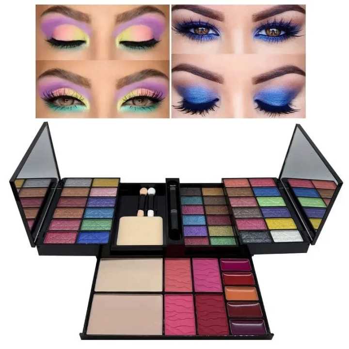 All in One 47 Colours Makeup Kit – Compact Palette with Mirror for On ...