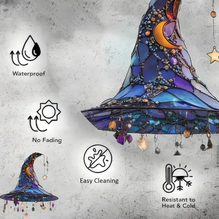 %E2%80%8CHalloween%20Witch%20Hat%20Ornament%20Blue%20Acrylic%20Hanging%20Decor%20Glow%20in%20the%20Dark%20Party%20Supplies%20Moon%20Star%20Charm%20Spooky%20Home%20Decoration%20-%20Image%203
